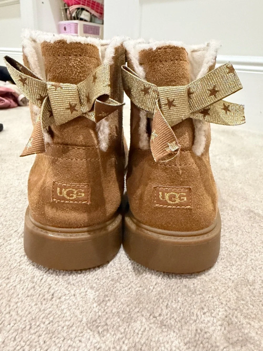 UGG Tillee kids fashion boots- chestnut color
